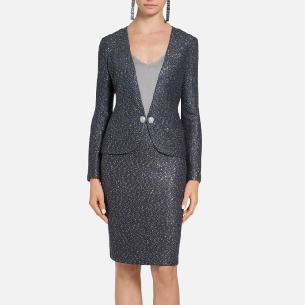 St. John Sequin Knit Jacket